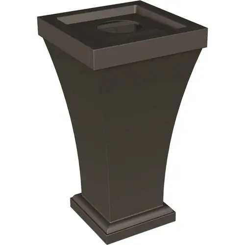 Mayne 8866-B Bordeaux 24 Gal. Black Trash Can