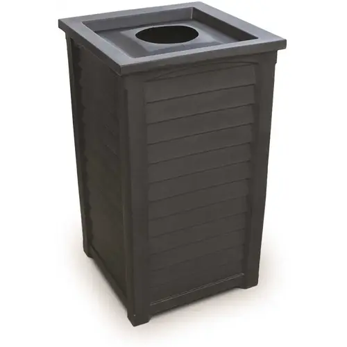 Lakeland 23 gal. Black Commercial Trash Can