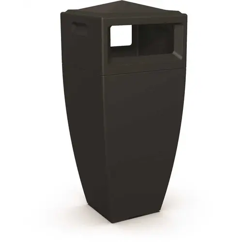 Kobi Waste Bin 24 gal. Black Commercial Trash Can