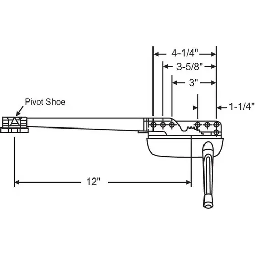 TRUTHS MAXIM LH PVT SHOE SNGL ARM CSMNT OP WHITE