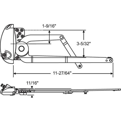 X-DRIVE CRS LH DUAL ARM OPER N G2 WHITE