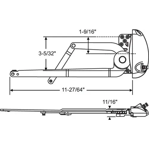 X-DRIVE CRS RH DUAL ARM OPER N G2 WHITE