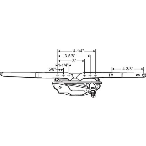 OPTIMA DUAL OPERATOR LH SS ARMS