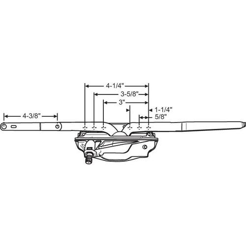 OPTIMA DUAL ARM OPERATOR RH SS ARMS