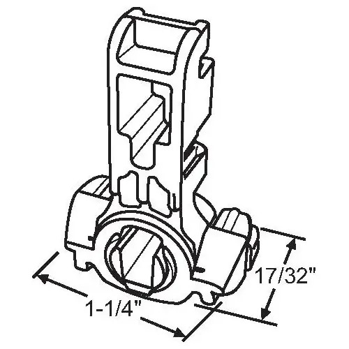 INVERTED BAL T-LOCK 1-1/4x 535 RED PUCK CLOSED CAM