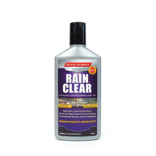 Unelko 60025 Rain Clear Glass and Rain Eco Friendly Coating,Auto Glass Rain Repellent, 8 oz
