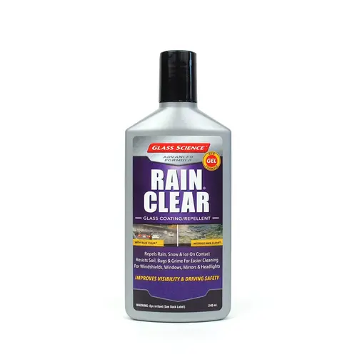 Rain Clear Glass and Rain Eco Friendly Coating,Auto Glass Rain Repellent, 8 oz