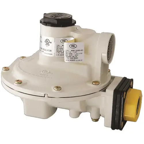 Full Size Dielectric Regulator 3/7 in. x 3/4 in., 13,000,000 BTU, Backmount