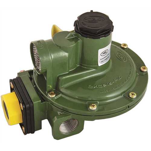 MEC MEGR-1642D-DFF Full Size Second Stage Angle Mount Dielectric Regulator 3/4 in. x 3/4 in., 900,000 BTU
