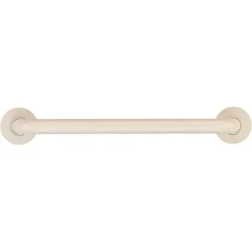 42 in. Contractor Antimicrobial Vinyl Coated Grab Bar in White