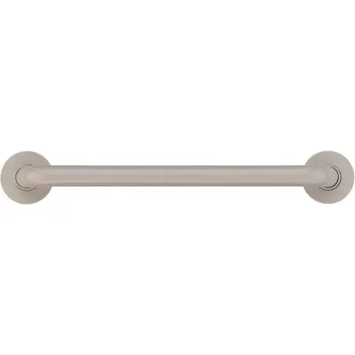 36 in. Contractor Antimicrobial Vinyl Coated Grab Bar in Light Gray