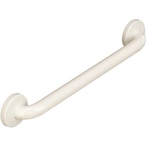 Ponte Giulio USA G02JAS01W1 12 in. Antimicrobial Vinyl Coated Grab Bar in White