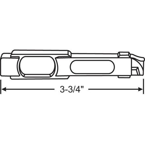 RH SLIDE BOLT-METAL SSP 19 R