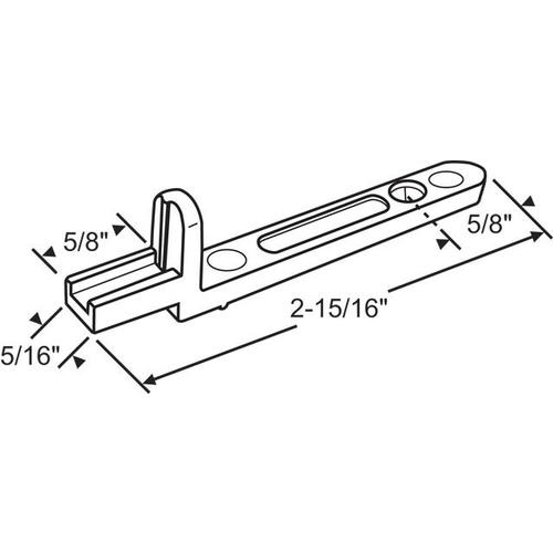 ZINC DIE CAST PIVOT BAR Sold in Multiples of 5.