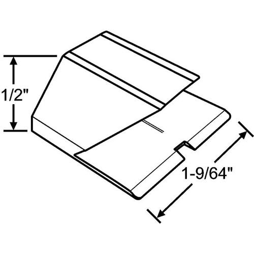 White Nylon Muntin Clip