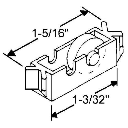 SLIDING WINDOW ROLLER SWR106