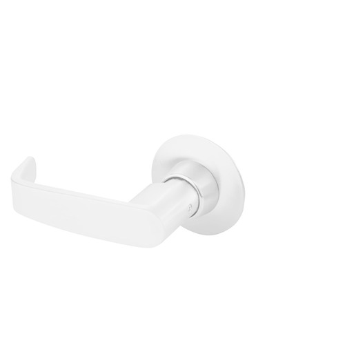 Cylindrical Lock White Suede