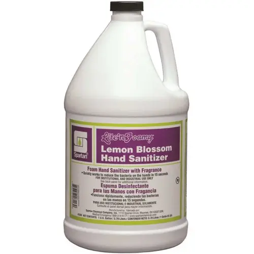 Spartan 333804 Lite'n Foamy 1 Gallon Lemon Blossom Hand Sanitizer Clear - pack of 4