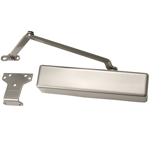 Surface Closers Satin Nickel Plated Clear Coated