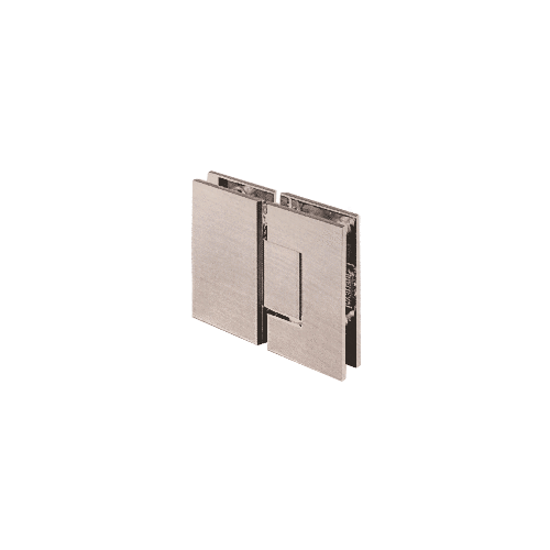 Antique Brushed Nickel Geneva 180 Series 180 Degree Glass-to-Glass Standard Hinge