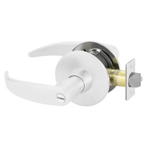 28-11U68 LP WSP Cylindrical Lock White Suede