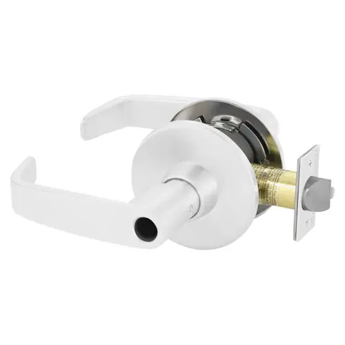 Cylindrical Lock White Suede