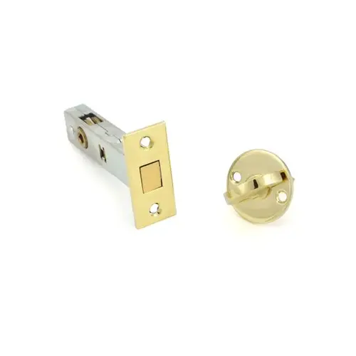 Estate Privacy Mortise Bolt Polished Brass