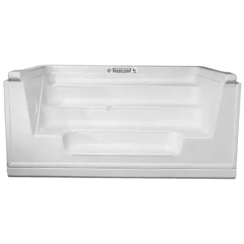 Latham Pool Products ST8050B Ts W/braces 8' 4trd Rad Sit/step Cntlvr White