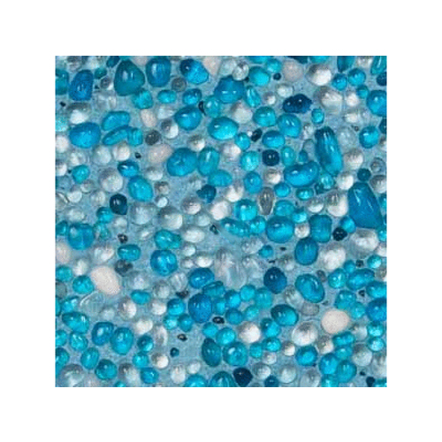 NPT Pool Finishes AQUAMARINE - IRIDESCENT Jewelscapes Reflective Aquamarine Pool Finish Parent Kit