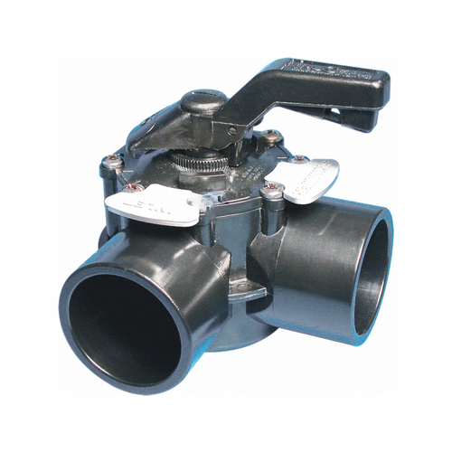 2-way 90 degree - 2" Socket X 2 1/2" Spigot - Cpvc Black