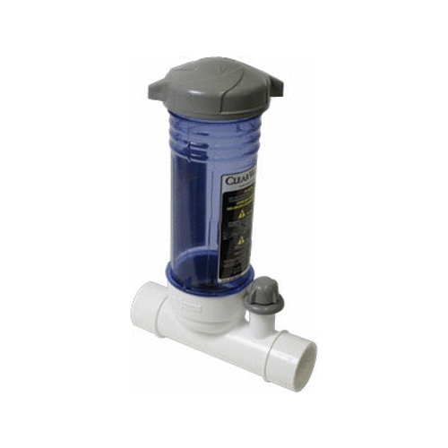 Waterway Plastics CLBA012 Inline Chemical Feeder W/ Black Adapter