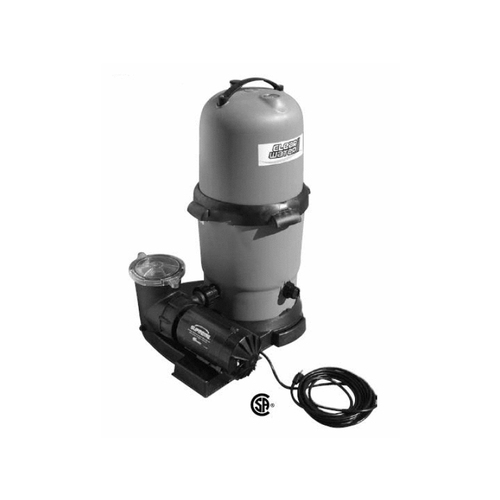 200 Sqft Clearwater Ii Deluxe Cartridge Filter System 0.75hp Pump