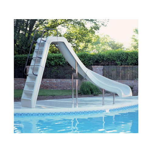 S.R. SMITH WRS-CR-A-SS-1 White Wild Ride Right Turn Slide With Zoom Flume