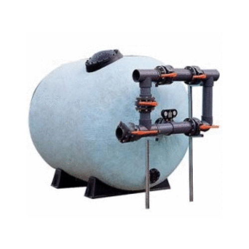 Fluidra 20897 48" X 91" 29 Sqft Horizontal Commercial Sand Filter With 6" Connection