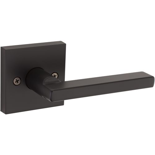 Halifax Lever with Square Rose Half Dummy Iron Black Finish