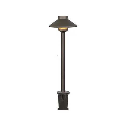 6 1/8" X 24" Bronze Low Voltage Landscape Traditional Path Light 12v 2w Led Brown