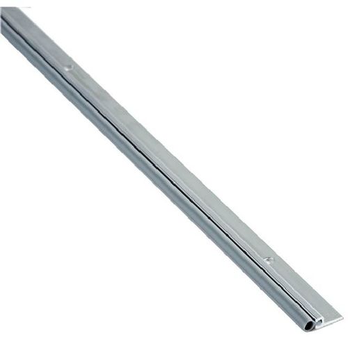 48" Vinyl 3/16" Gray Perimeter Seal Clear Anodized Aluminum Finish