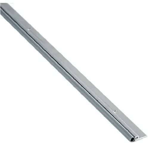 One 36" and Two 84" Vinyl 3/16" Gray Perimeter Seal Clear Anodized Aluminum Finish