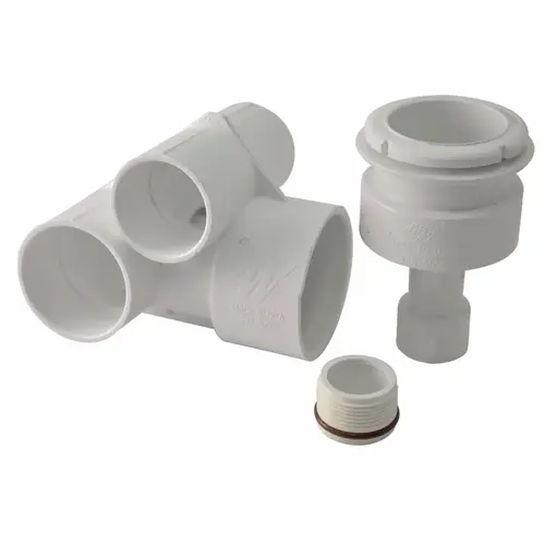 Waterway Plastics 210-3710 Poly Storm Gunite Assembly 1-1/2"air X 2"water White