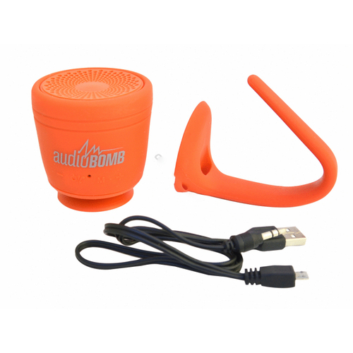 Whaley Waterproof Orange Port Bluetooth Speaker