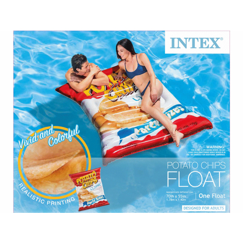 Potato Chips Pool Float 70" X 55" Deflated