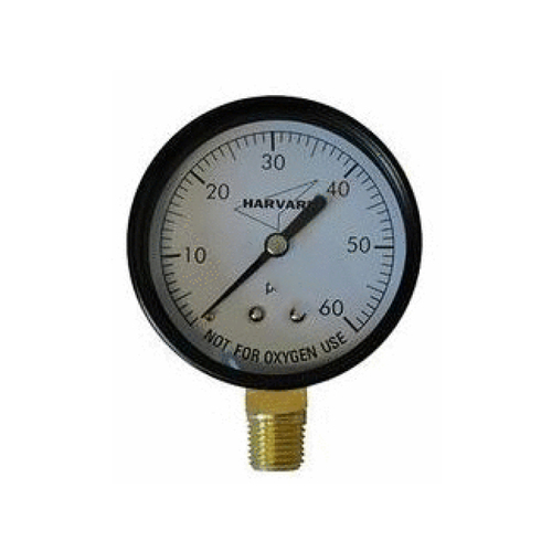 American Granby IPG602-8L 2" 0-60psi 1/8" Btm Mount Steel Pressure Gauge