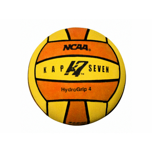 KAP7 International Inc. 98140-YEL/ORG Ncaa Women's Hydrogrip Water Polo Ball Size 4 Yellow/orange