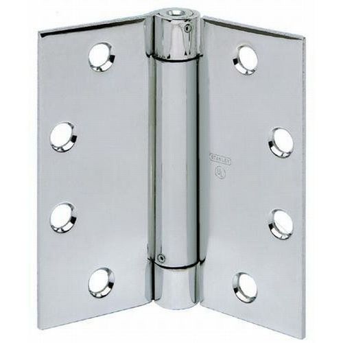 Stanley Security Solutions 2060R31226D 3-1/2" x 3-1/2" Spring Hinge # 420750 Satin Chrome Finish