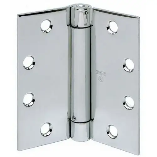 4-1/2" x 4-1/2" Spring Hinge # 420939 Satin Chrome Finish