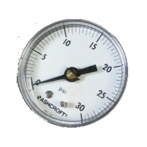 2" 0-60psi .25" Back Mount Abs Pressure Gauge