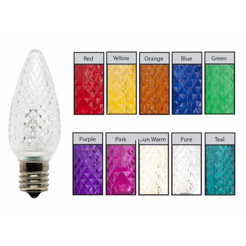 THE SOURCE INC LED-C9-SWW 25 Pack, Warm White, C9 Led Sun Retrofit Bulb