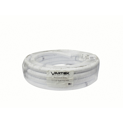 Vartek LLC VT1315050-56S 1"x50' White Pvc Flex Pipe