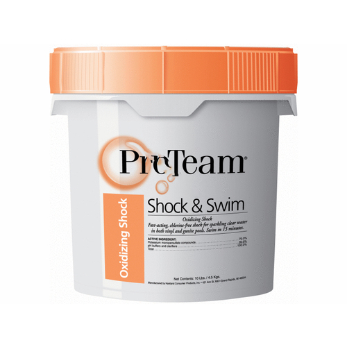 ProTeam C002486-CS74C1 Shock & Swim, 10 Lb, 4/case White