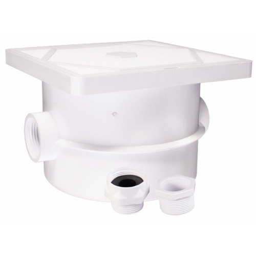 White Deck Mount Junction Box